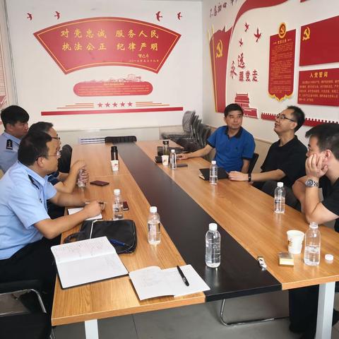 省厅法制总队副总队长常武刚前往宜君县综合执法智能管理中心指导调研