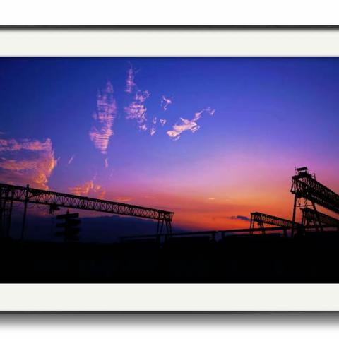 京雄高速壮观晚霞