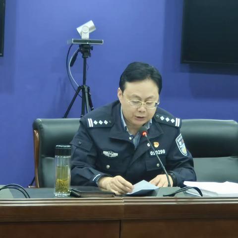 市局警务保障处副处长周永刚一行来我局进行调研