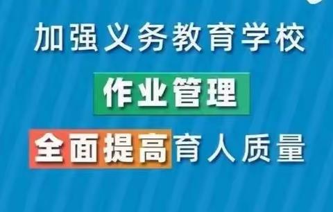 精细作业管理  落实“双减”政策 ——四屯镇中心小学作业管理纪实