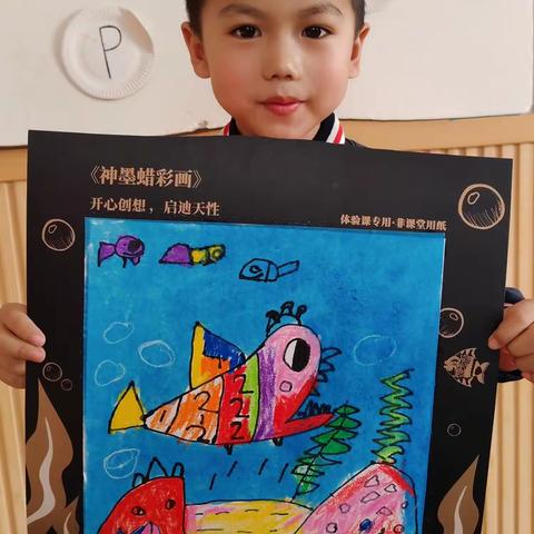 启智幼儿园中班学员绘画展