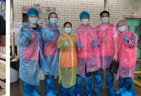 志愿服务勇担当，文明实践显真情——暴风雨中坪西核酸检测点燃起一片“志愿红”