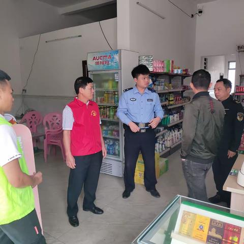 “护苗”在行动——和舍镇多部门联合开展校园周边环境检查