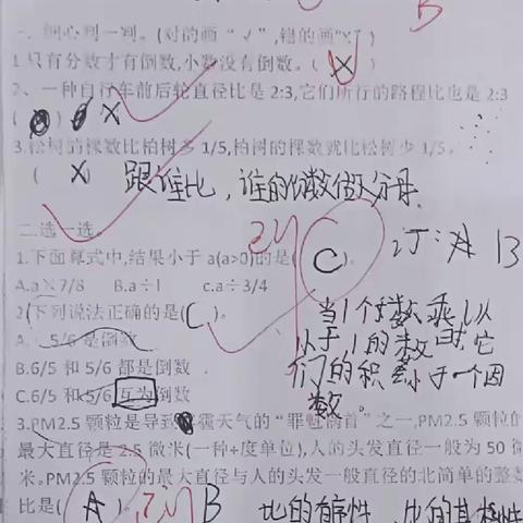 六年级数学（11.26)