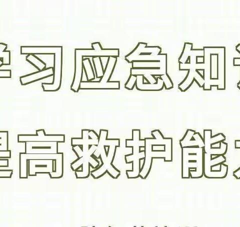 手心相连，救在身边——尚远鼎安幼儿园心肺复苏培训