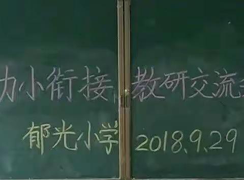 幼、小衔接集思广益，助力成长静待花开——记郁光小学幼、小衔接教研交流会