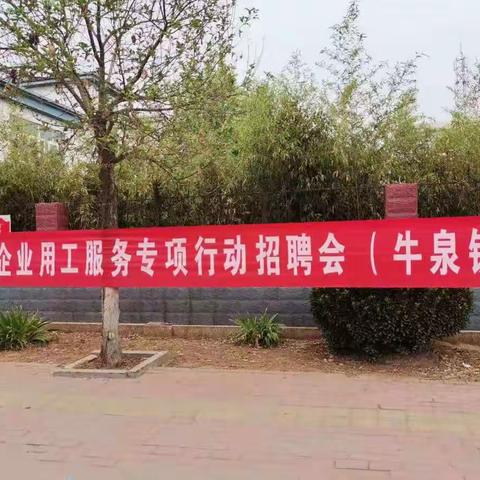 搭建就业服务平台，助力乡村振兴    莱芜区企业用工服务专项行动招聘会——牛泉专场