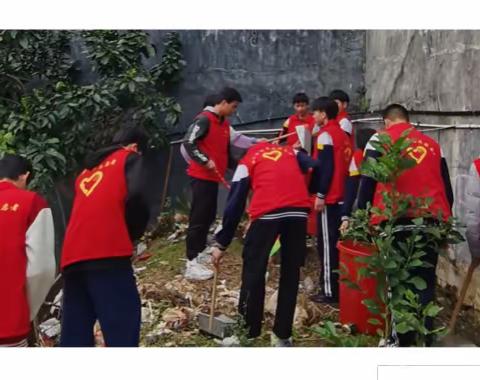 校园卫生大扫除，我为学校做贡献——双华中学学雷锋活动月系列活动（一）