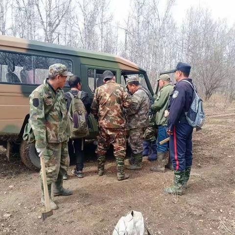 库森公司原林林场造林地调查进行中