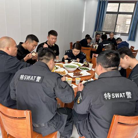 蒲城公安巡特警餐厅正式启用