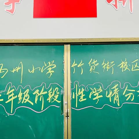 〝脚踏实地抓教学，反思总结促提升”——沔州小学竹货街校区一二年级阶段性学情分析