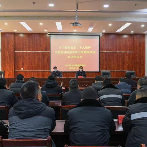 深入学习贯彻党的二十大精神，加快推进“健康洛宁”高质量发展