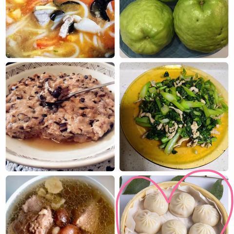 茶山幼儿园笫九周幼儿食谱