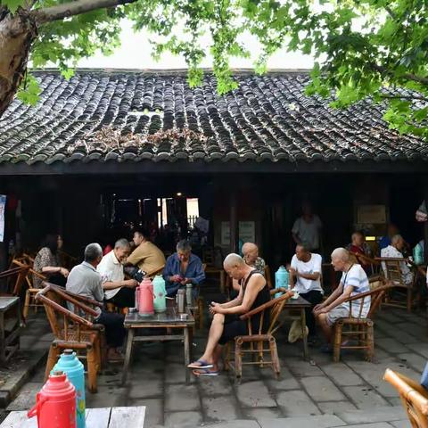 杨柳河畔老茶馆