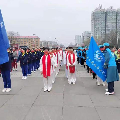 街心建身指导站参加“五社联动”“一小一老”启动仪式