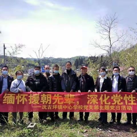 缅怀援朝先辈，深化党性修养——沅古坪镇中心学校党支部主题党日活动