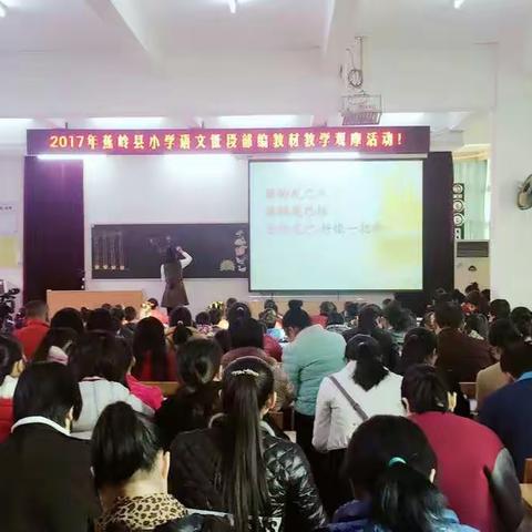 让思维的火花绚丽绽放——2017年蕉岭县小学语文低段部编教材观摩活动