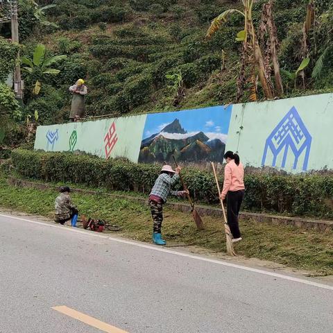 水满村开展迎新春环境卫生整治活动