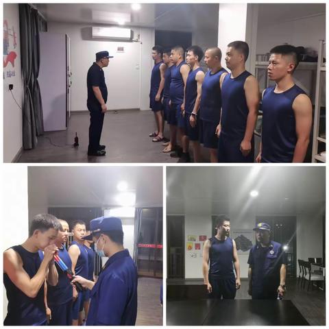 大队督察组深入笋岗消防救援站银湖小型消防站检查督导工作