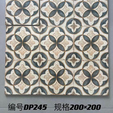 200×200直边花砖（二）