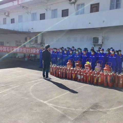 实践演练见真章，筑牢安全防火线--覃塘片区举办119消防主题教育演练