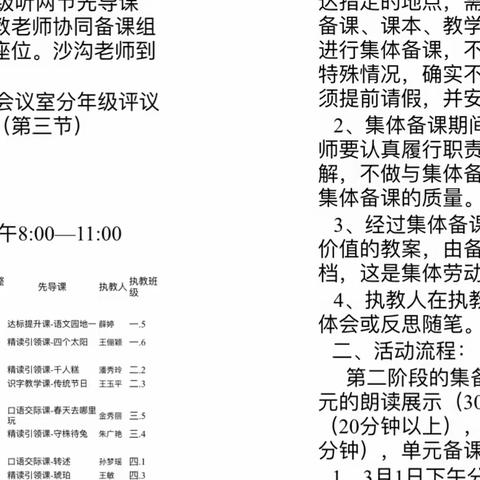 团林中心小学五年级语文集体备课活动