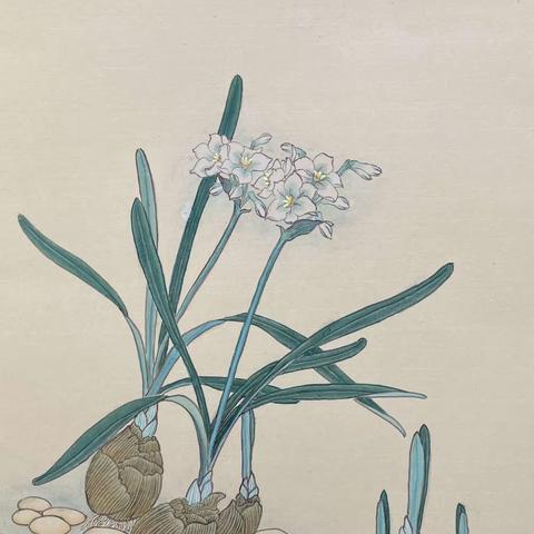 完成工笔画小品:凌波仙子(2022-9-2)