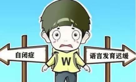 语言发育迟缓、自闭症傻傻分不清