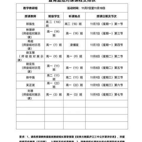 精彩纷呈 优秀引领——记数学组公开课观摩活动