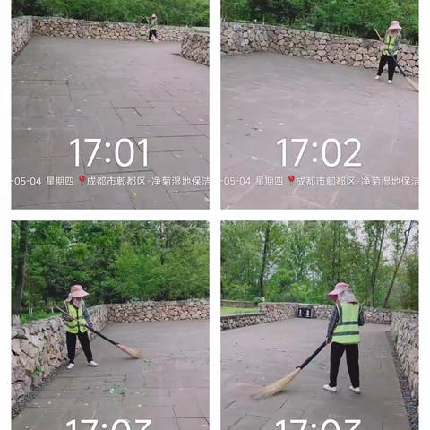 徐堰河二标段河道、绿道以及绿化日常管护情况