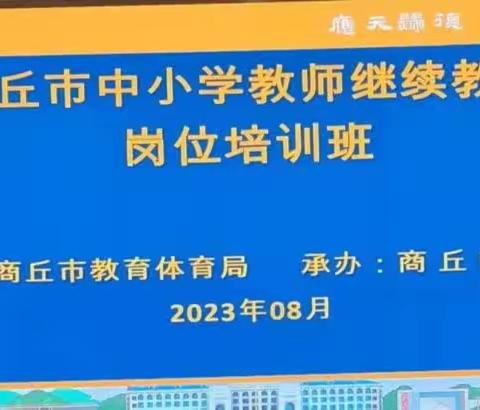 专家引领启智慧，同伴互助促成长——柘城县中学教师继续教育线下集中培训简报之三