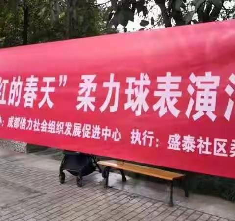 成都市盛泰社区青春夕阳红柔力球队