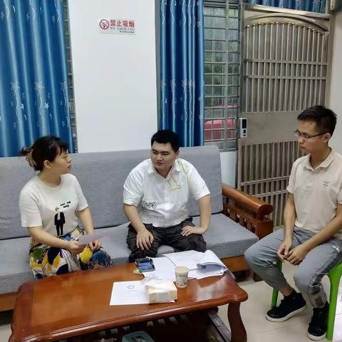 昌江县财政局农业农村室业务骨干来乌烈指导工作