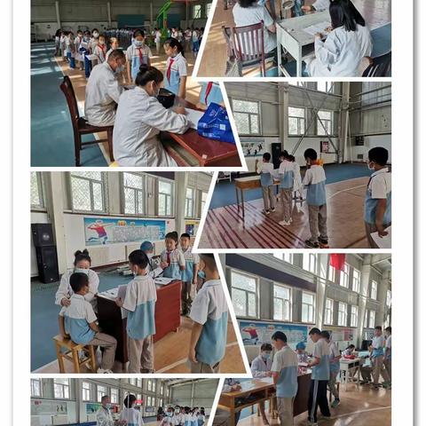快乐体检 健康成长 ——149团中学一——九年级学生进行健康体检