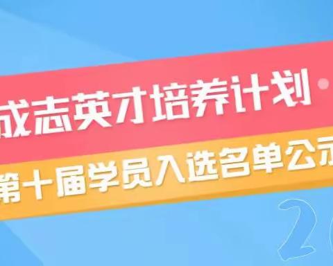 “成志英才培养计划”第十届（林甸县）入选学员公示