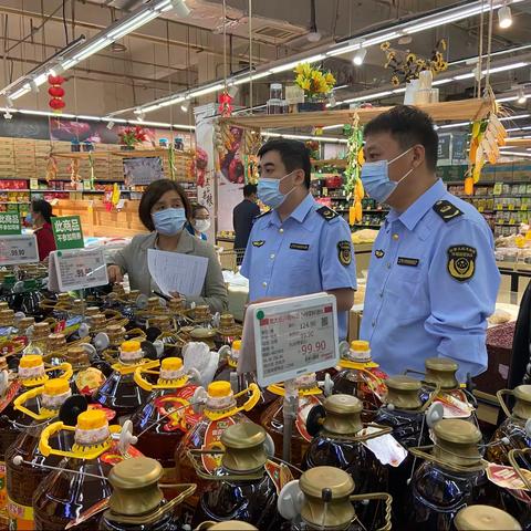 长安区发改委联合区市场监管局开展国庆前粮油保供稳市检查