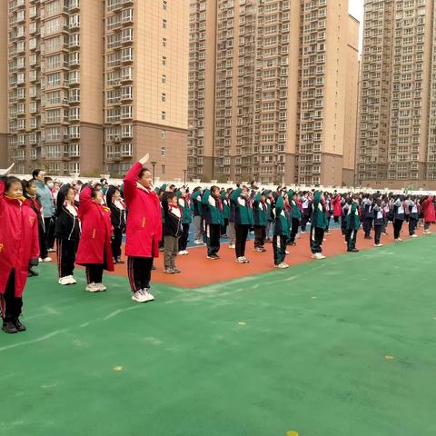 养良好习惯，做优秀学生——开封市辛堤头小学主题升旗仪式