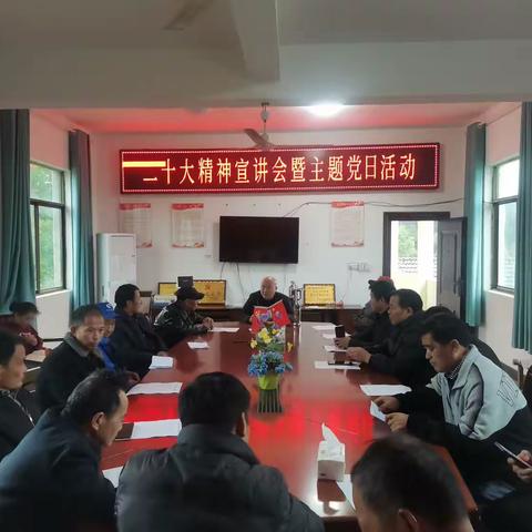 【新征程，新使命；新思想，新提法】湾里乡官源村开展党的二十大精神宣讲会