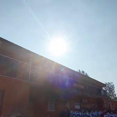 【关爱学生幸福成长】——大马村乡博睿小学升旗活动