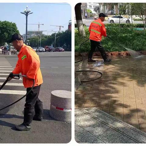 县城管局多举措提升夏季环卫保洁水平