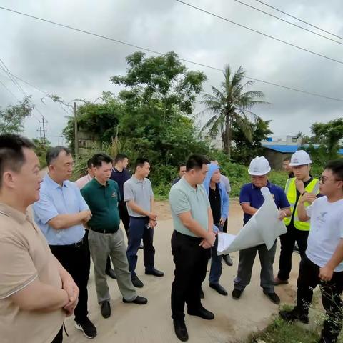 海口市林业局钱军局长调研海南东寨港（三江湾）生态修复项目及开展安全生产检查