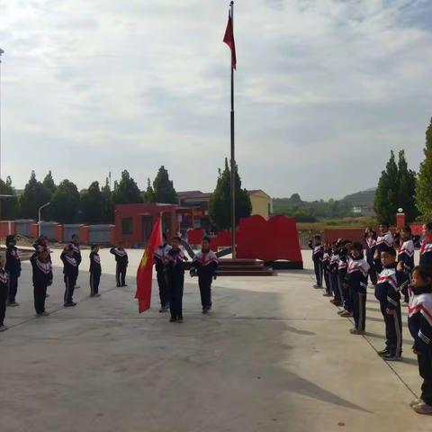 喜迎二十大，争做好队员——殷都区磊口乡北磊口小学2022年建队日活动