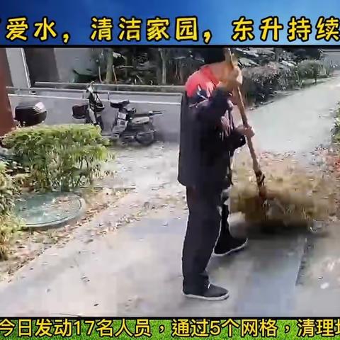 【东升街道】东升街道持续开展爱国卫生运动暨“护河爱水 清洁家园”专项行动