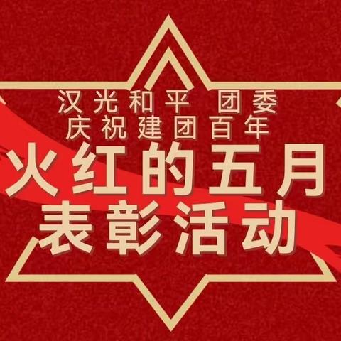 庆祝建团百年 “火红的五月”表彰活动