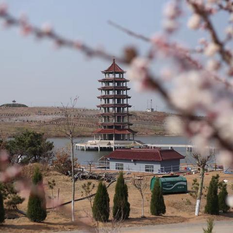 横山天湖之春，美不胜收