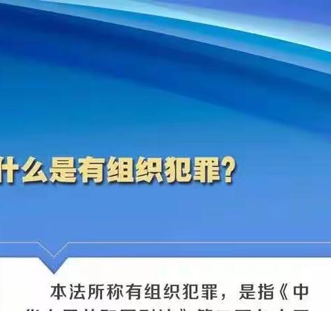 一图了解《中华人民共和国反有组织犯罪法》