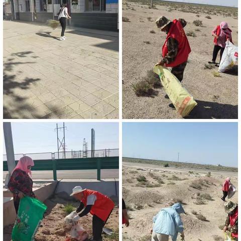 美丽家园，你我共建—花儿园村开展端午节前环境卫生整治志愿服务活动