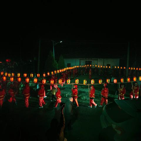 巨龙戏水，梦回唐妃——江西省抚州市南丰县紫霄镇藕塘村桥板灯介绍