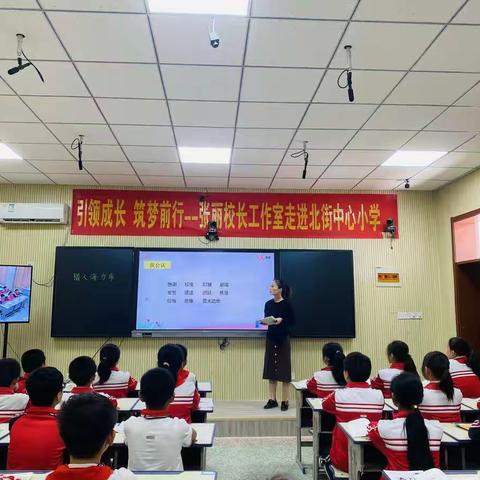 引领成长  筑梦前行——张丽校长工作室走进北街中心小学