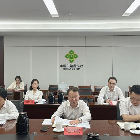 湖北省分行党委书记毛卫东带队走访湖北省供销社